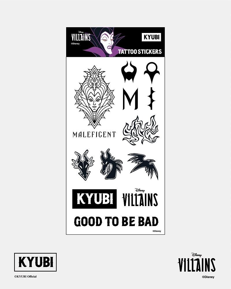 「KYUBI」Disney Villains Good to be Bad Tattoo Sticker HK$100 each